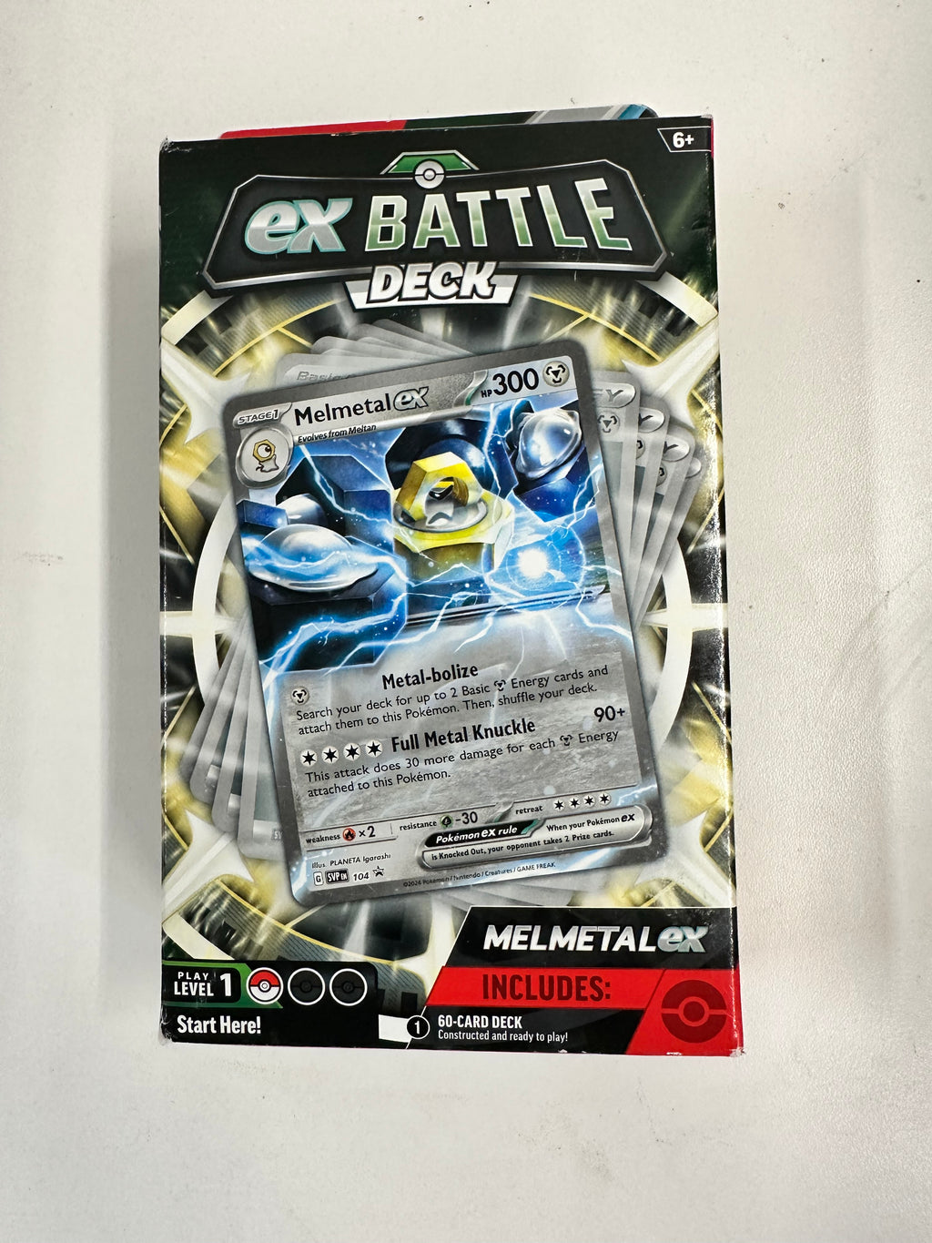 Pokémon Trading Card Game EX Battle Deck Melmetal EX & Tapu Koko EX 60 Card Deck