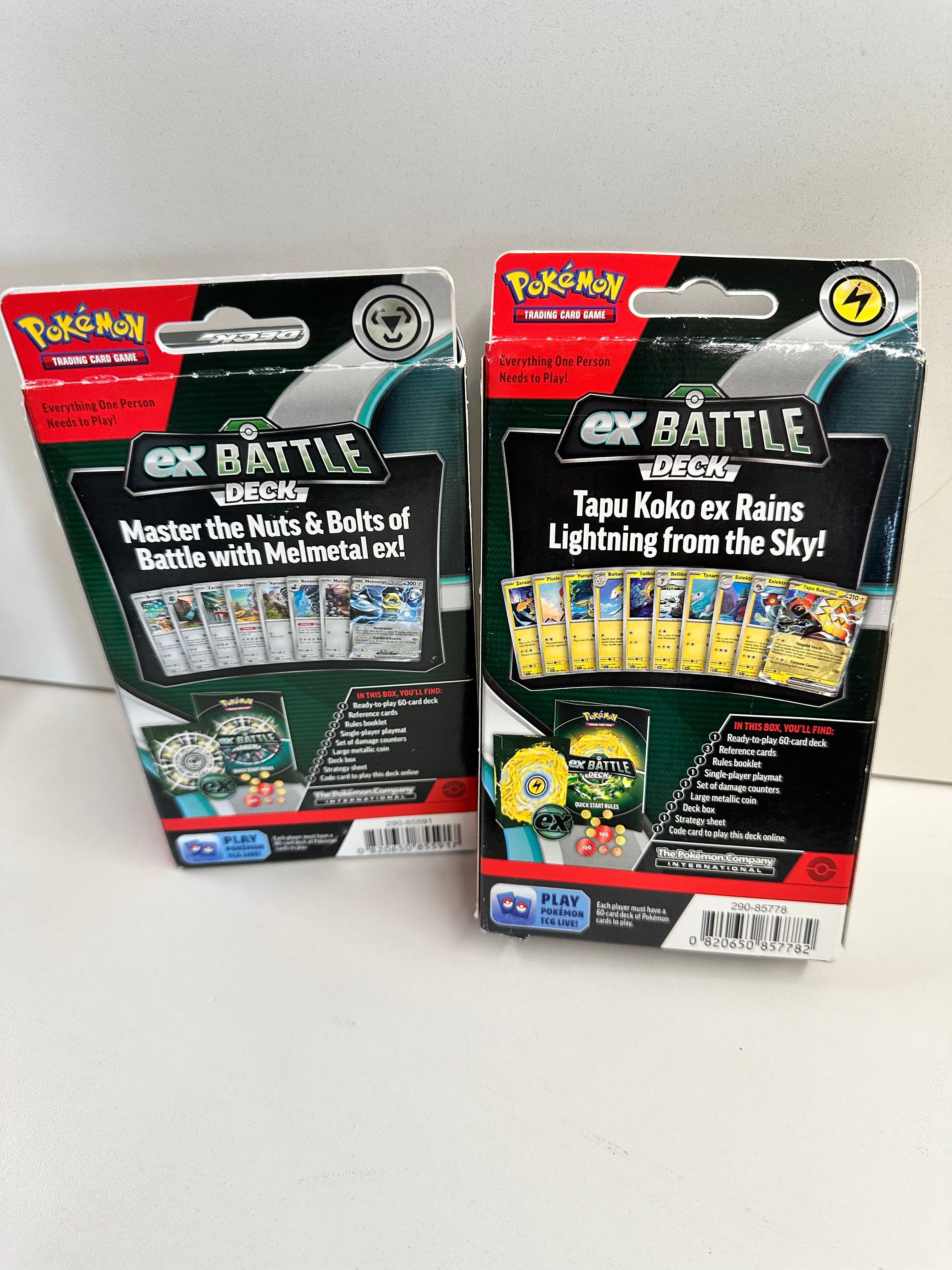 Pokémon Trading Card Game EX Battle Deck Melmetal EX & Tapu Koko EX 60 Card Deck