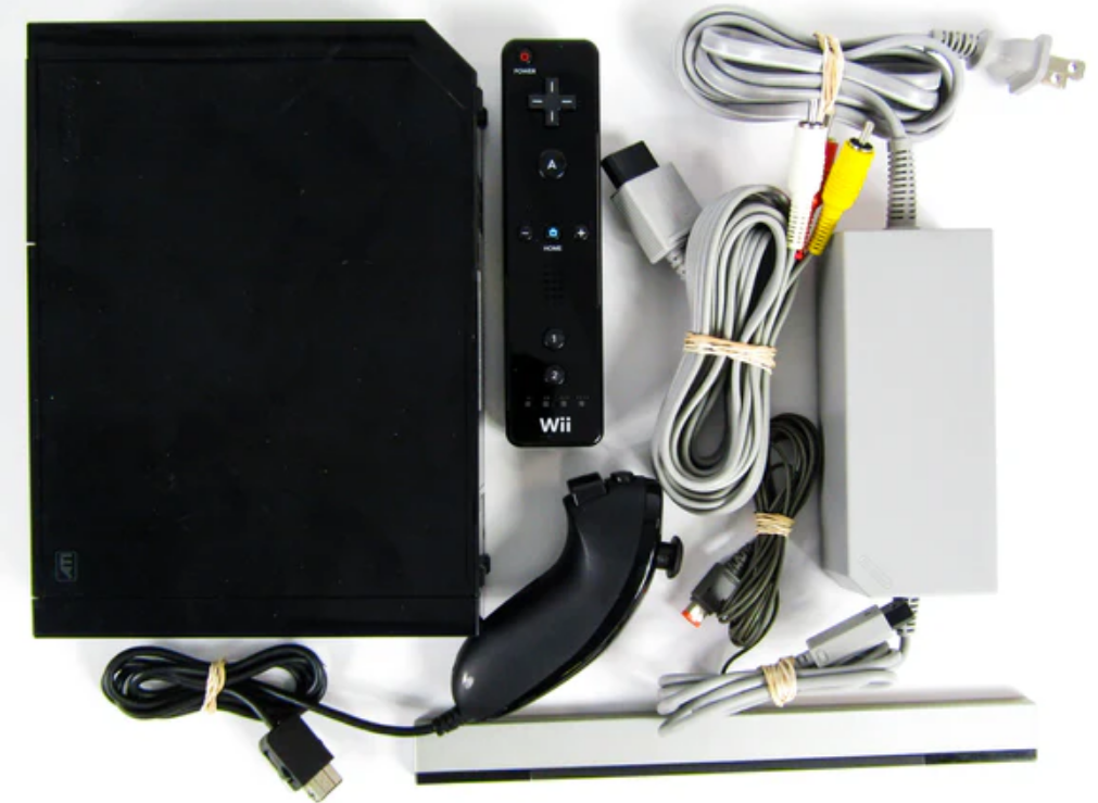 Jailbroken Black Wii with 11 Rare Valuable Wii Games & 8 Rare Valuable Game Cube Games