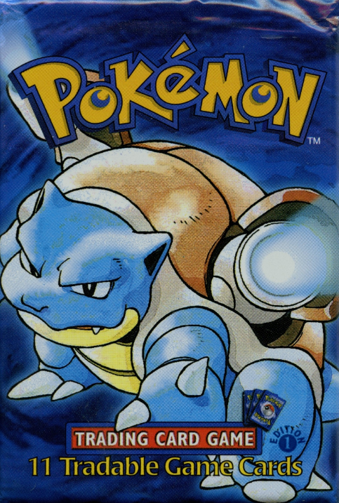 7x Mini Pokemon 1st Edition Booster Pack